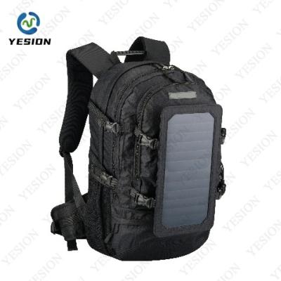 China Outdoor Solar Backpack 6.5w 6v Unisex Solar Panel USB Powered Bag Charging Waterproof Panel Charger USB Charging For Travel Hiking for sale