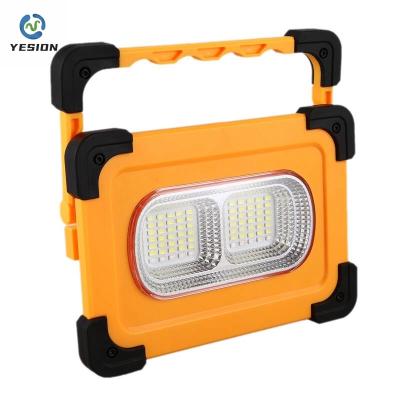 China Morden flood light metal for camping led flood light 20w with tripod stand with rechargeable solar led flood light 100w for sale