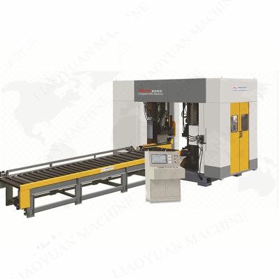 China Metal Work Hydraulic CNC H Channel Steel Beam Chamfering Machine for sale