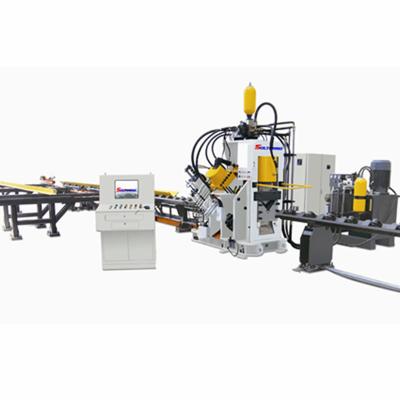 China Iron Steel Hydraulic Hole Angle Machine CNC Angle Lathe Punching Machine for sale