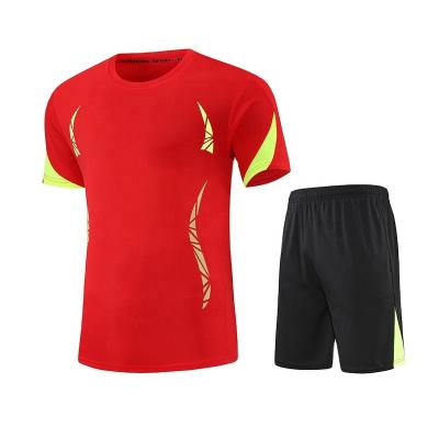 China Fashion Custom Mesh Tank Top Sets Jogging Soccer Football Suits Track Short Two Piece Team Uniform Wholesale for sale