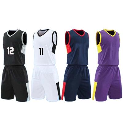 China Custom Breathable Sublimation Quick Dry Basketball V Neck Training Uniform for sale