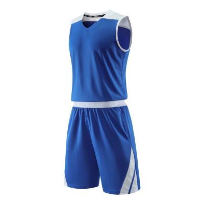 China Antibacterial Quality Customized Full Sublimation Printed Basketball Uniform Tank Top Classic V Neck Mesh Sportswear Unisex Plain Quick Dry for sale