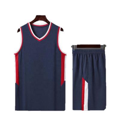 China Antibacterial Quality Customized V Neck Mesh Sportswear Sublimation Full Printed Basketball Uniform Dry Quickly for sale