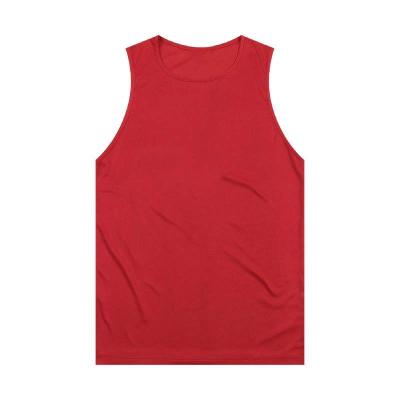 China QUICK DRY Custom 100% Polyester Sublimated Print Basketball Team Uniforms Mesh Lacrosse Tank Top White Sleeveless Shirt for sale