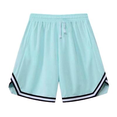 China Custom Sublimation Printed Mesh Basketball Antibacterial Shorts Sportswear Plain Basketball Uniform Dry Quickly for sale