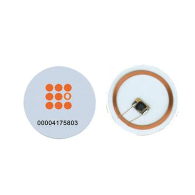 China Rfid Tag 125khz Diameter 30mm RFID PVC Coin Tags Round Tags for sale