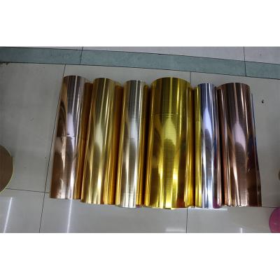 China High Glossy Double Garment Plastic Film Shiny Foil For Printing Or Lettering for sale