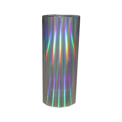 China Hot Selling Customized Customized High Temperature CLOTHING Resistance Rigid Wrap Polyester Hologram Roll Lettering Film for sale