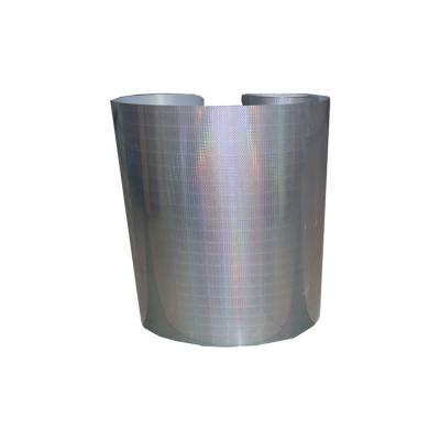 China High Quality Customized Wrapping Clothing Polyester Hologram Hot Stamping Roll Film For Shoes Printing for sale