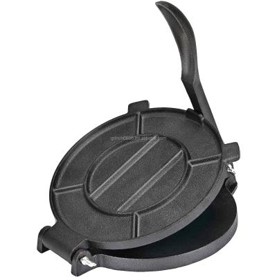 China 2020 Manual Tortilla Presser Viable Cast Iron Tortilla Press with Handle, 8 Inch Black for sale