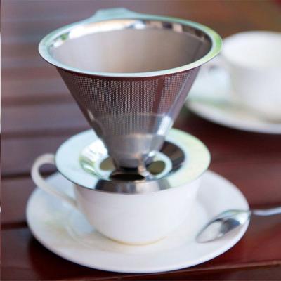 China 2021 Viable Best Dripper Kettle Mesh Coffee Filter Stainless Steel Dripper for sale