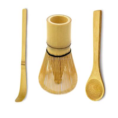 China 2021 viable wholesale custom bamboo matcha beater sets by handmade for sale