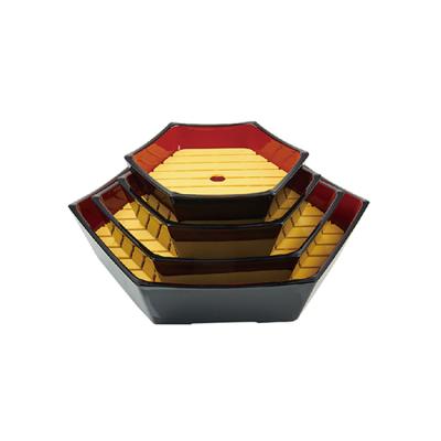 China Viable Japanese Hex Sushi Serving Platter for sale