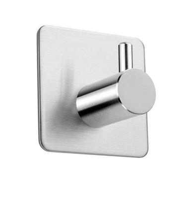 China Sustainable Self Adhesive Wall Hooks Self Adhesive Kitchen Bathrooms Towel Hook for sale