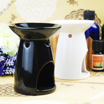 China Mental Healing Effect Ceramic Mini Oven Oil Warmer, Porcelain Tealight Candle Diffuser for sale