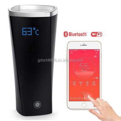 China Sustainable Temperature Control Coffee Travel Mug Heated Cup Temperature Controlled Mug for sale