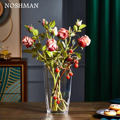 China NOSHMAN contemporary brand factory directly sells high-grade crystal glass vases, modern home decoration, table top and living room ornaments for sale