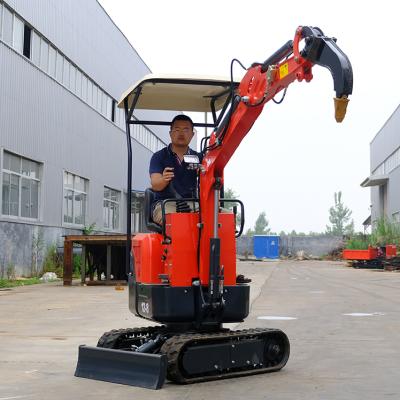 China 0.028 bucket mini excavator koparka excavator koparka bucket earthmoving machinery 1ton crusher tilt rotator excavators hydraulic for sale