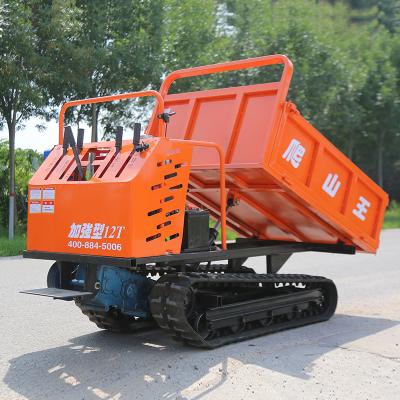 China Multifunctional hotels mini dumper tractors cultivate small dumper mini dumper crawler with mini loaders dumper for sale