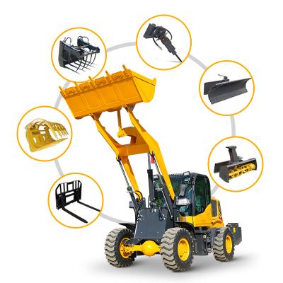 China Raises farm cheap price small mini wheel loader front end loader with CE certificate pala gommata for sale