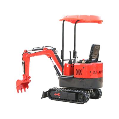 China Free shipping cheap mini farms excavator digger micro bagger 1 ton low price with thumb bucket for sale for sale