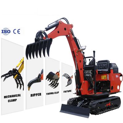 China 0.8 Ton Hydraulic Mini Crawler Mini Digger Excavator Kids Farms With Cheap Price For Sale for sale