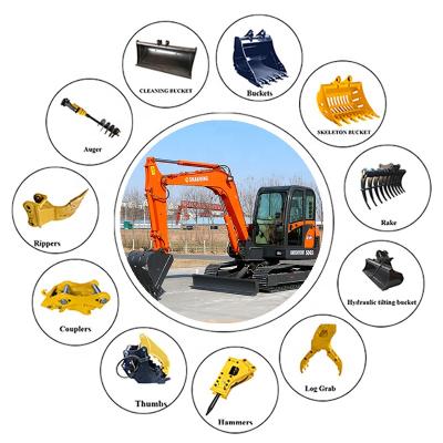 China Building\Agriculture 6 Ton Mini Crawler Hydraulic Excavator for sale