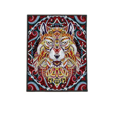 China 30x40cm diy diamond hotel decor realistic lion design full diy diamond painting 5d diamond painting cat kits gift for sale