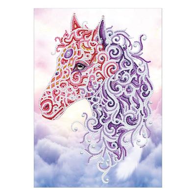 China Europe horse full drill 5d diy diamond painting high quality animal canvas design with frame for sale