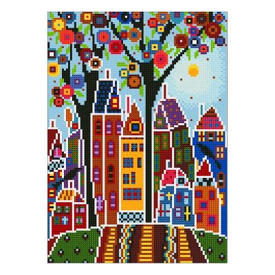 China Wholesale Europe design canvas diy diamond painting full multicolor 5d building kit for sale