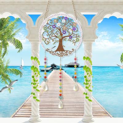 China Morden Newest Diamond Painting Wind Chimes Christmas Bestselling Outdoor and Indoor Commemorative Style for sale