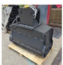 China Blade Type Mini Excavator Buckets Roller Type For Railway / Realizes Shrub Crushing for sale