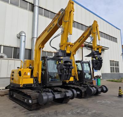 China Pillow Changer Railway Digger Crawler Rail Excavator Sleeper Exchanger for sale