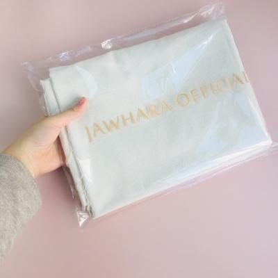 China Wholesale self-adhesive custom transparent apparel packaging storage printing plastic opp bags with lown logo for sale