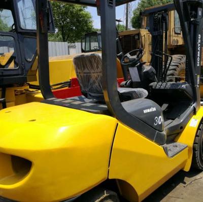 China Japan 3ton used diesel forklift for sale, Secondhand Komatsu Diesel Forklift FD30 cheap price for sale