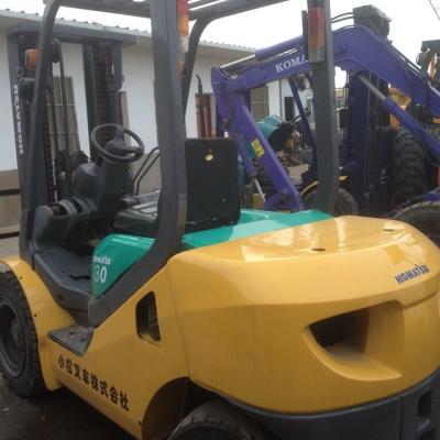 China Japan 3ton used diesel forklift for sale, Secondhand Komatsu Diesel Forklift FD30 cheap price for sale