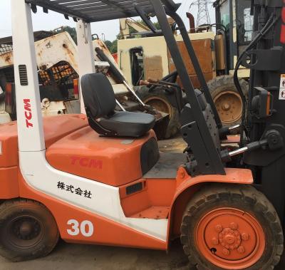 China Japan 3ton used diesel forklift for sale, Secondhand TCM Diesel Forklift FD30 cheap price for sale