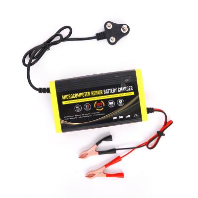 China UniversalÂ   ; E-bike Lead Acid Electric Scooter Chargers 12v 24v Battery Pulse Repair Automatic 12V Motorcycle Battery Chargers for sale