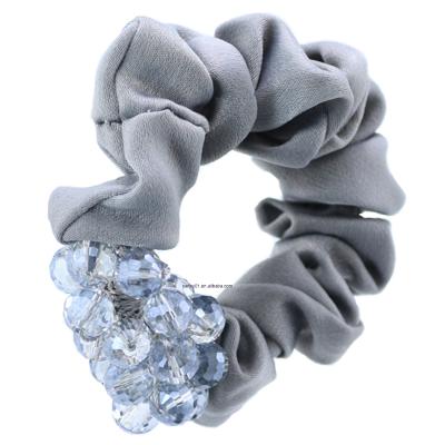 China Fashion High Quality Silky Synthetic Pearl Hair Accessories Women's Large Size Fasted Scrunchies [HA1007]. for sale