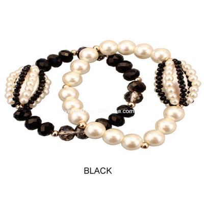 China La BOHÊME [BR1068] Multi - Tone Glass Pearl and Seed Bead Bracelet for sale