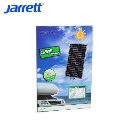 China Jarrett 30Watt Solar Panel With High Quality Solar Cells For Polycrystalline Solar Power Bank 630*350*23mm for sale