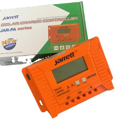 China Jarrett 40A PWM Automatic Solar Charger Controller 12V/24V JAR-PA-40A Solar Charger Controller Powmr for sale