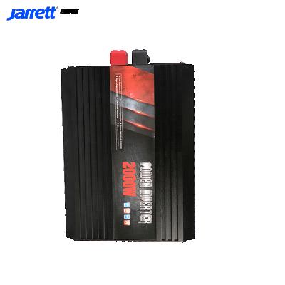 China Multiple Protection Jarrett Black 1000W 1500W 2000W 3000W Power Inverter DC To AC Car Inverter For Home Modified Wave for sale