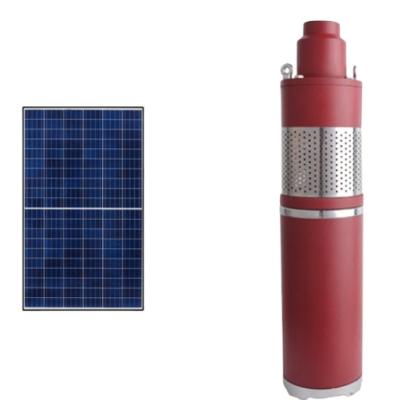 China Jarrett Solar DC Water Pump Irrigation Agriculture 12V 200W Brush Solar System Deep Well Solar Pump Impeller Pump for sale