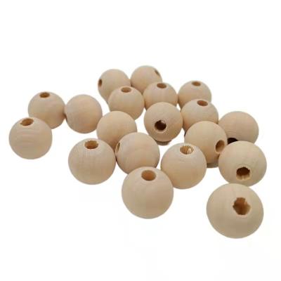 China Diy Decoration Wholesale Various Size Bulk Wooden Tooth Beads Natural Color Round Lotus Wood Beads for sale