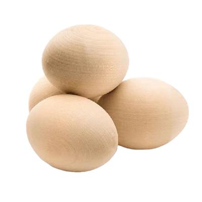 China Europe factory direct sale maple and smooth wooden hemu eggs can be customized size for sale