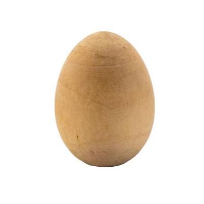 China Europe factory price can be customized size maple and wooden smooth wooden eggs for sale