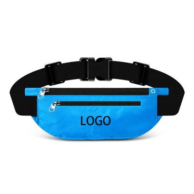 China Custom Water Proof Logo Gym Hiking Phone Ladies Running Belt Fanny Pack Waist Bag for sale