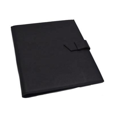 China For Travel Presentation Business A4 Wholesale Folder Leather Folder With Pen And Card Holder for sale